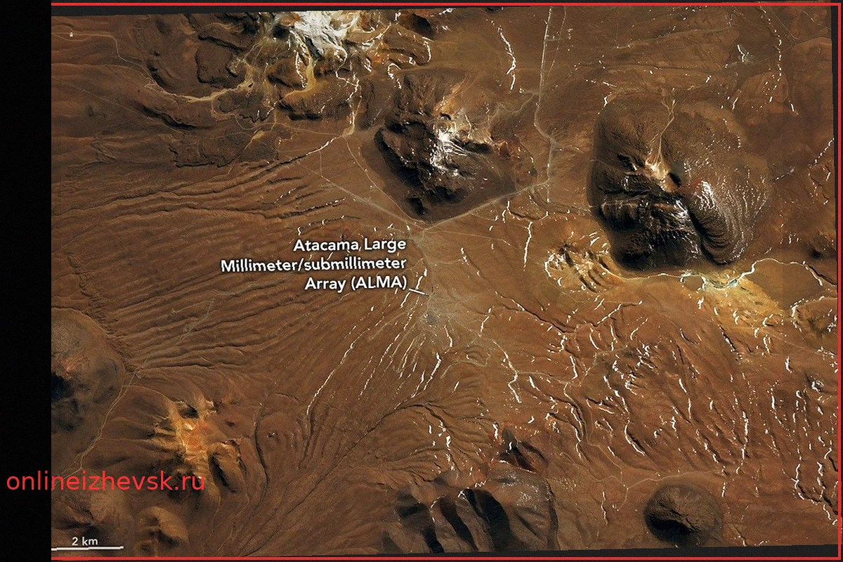 Редкий снег в пустыне Атакама